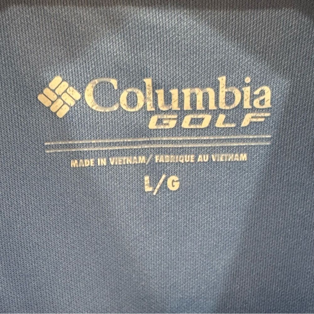 Columbia Golf Ole Miss 2022 National Champions Polo Shirt Omni-Wick L Blue - Picture 6 of 9